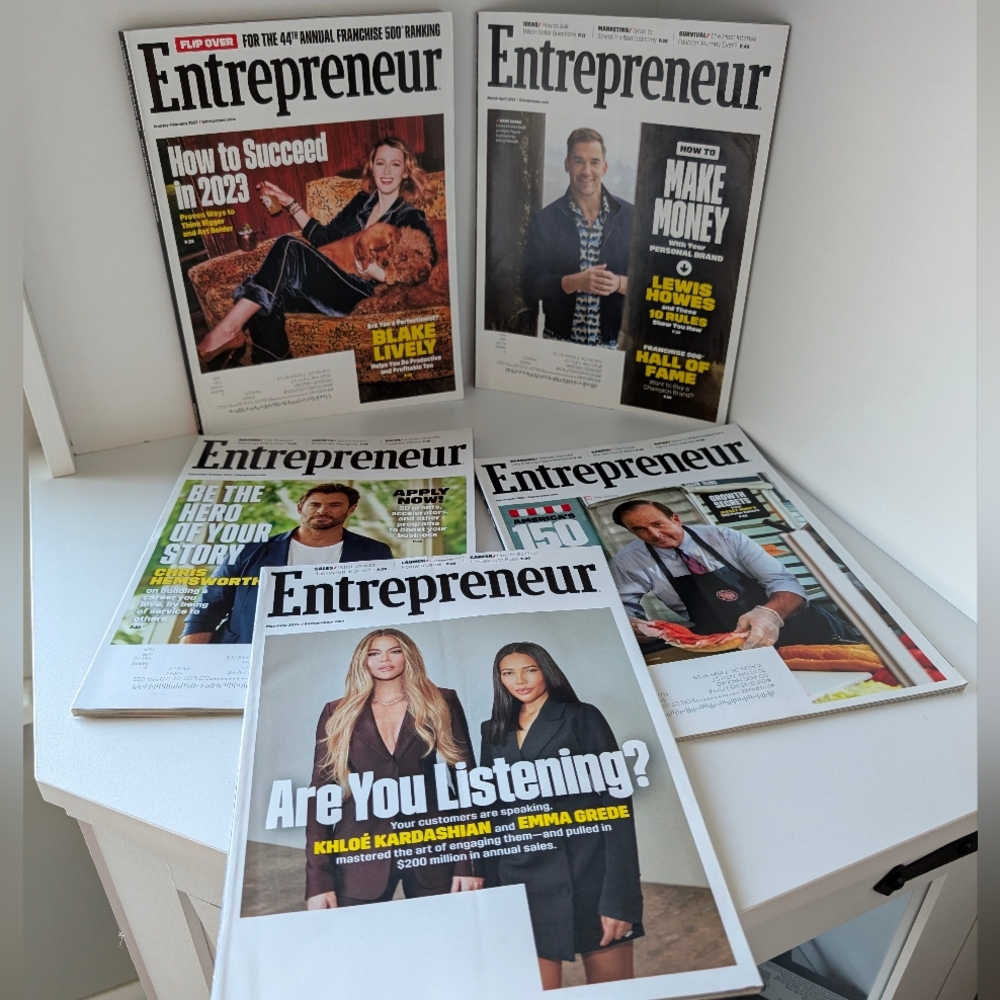 Entrepreneur Magazine January - October Collection 2023 Business Enthusiasts